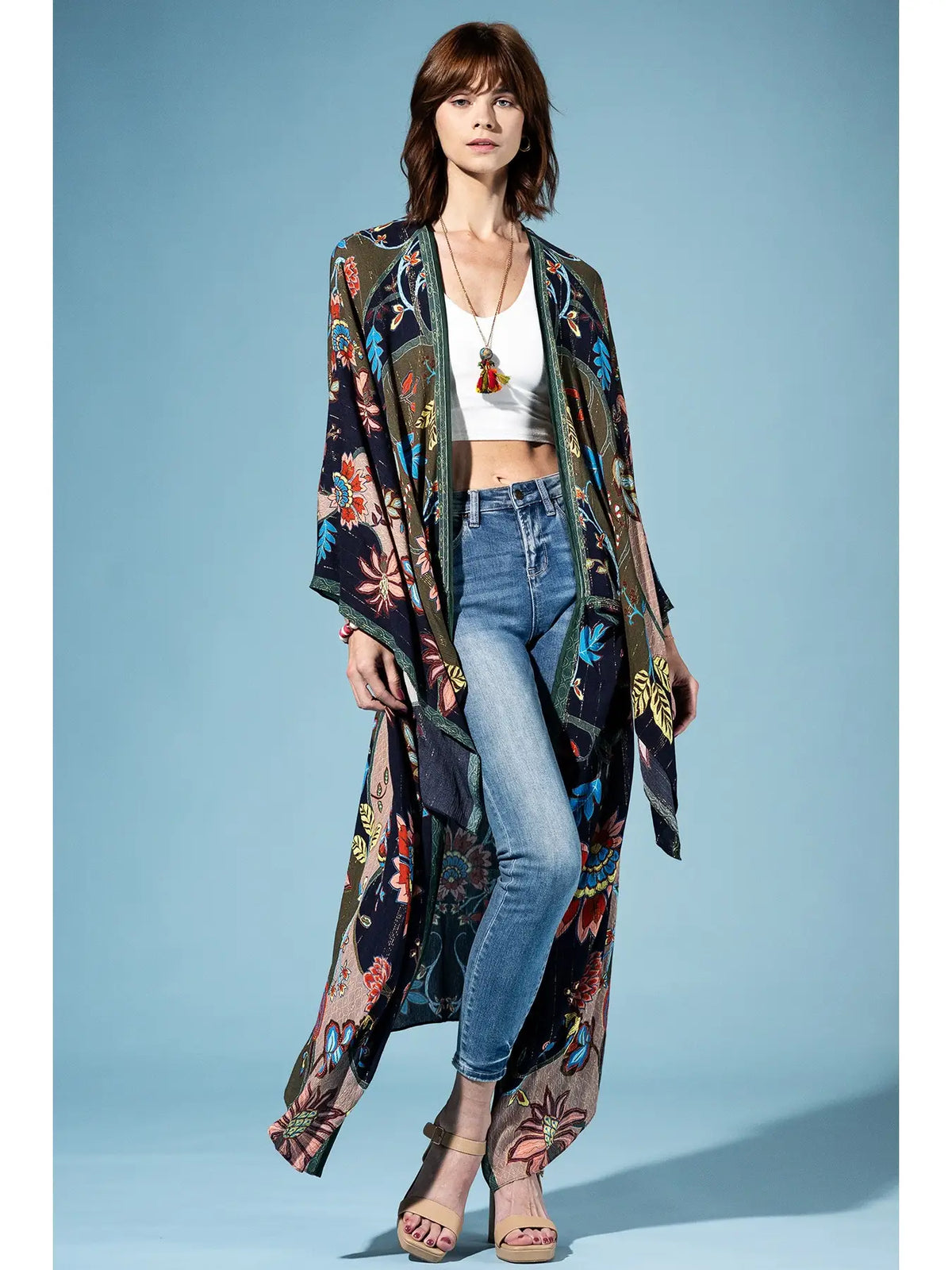 Urbanista Midnight Fern Ethereal Bloom Kimono - Little Miss Muffin Children & Home