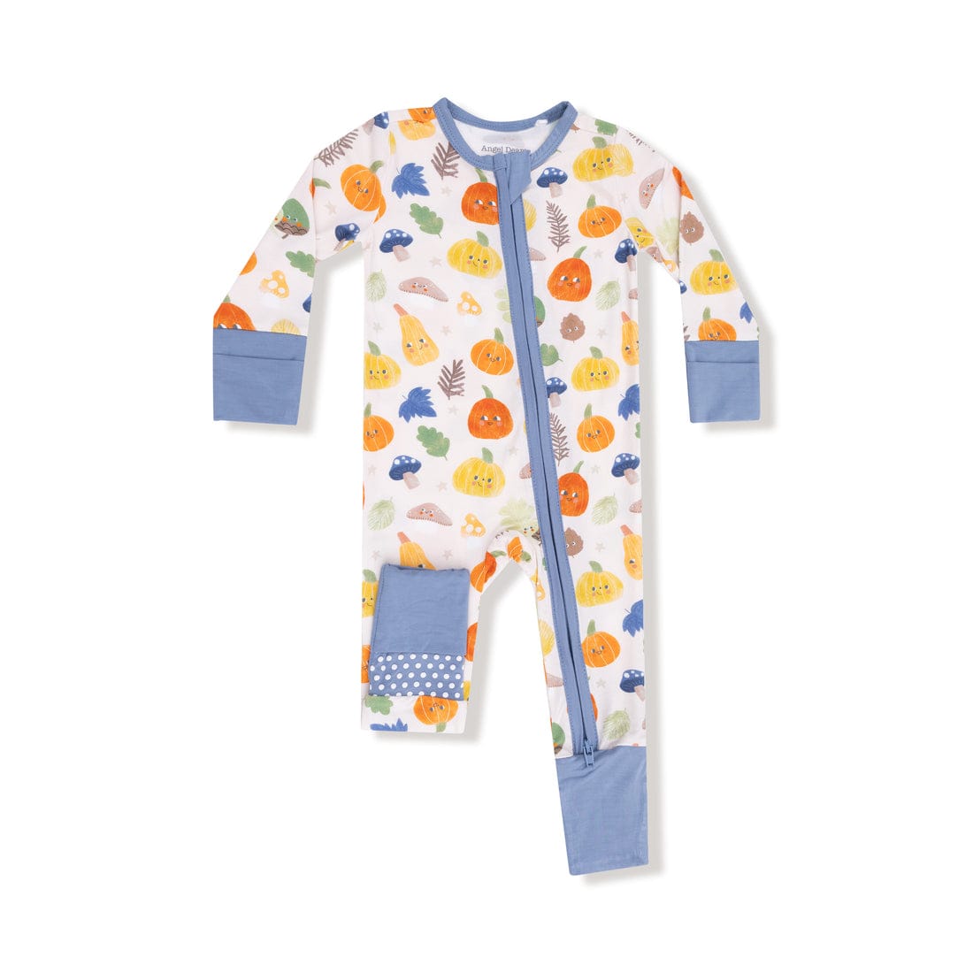 Autumn Pumpkins 2 Way Zipper Romper