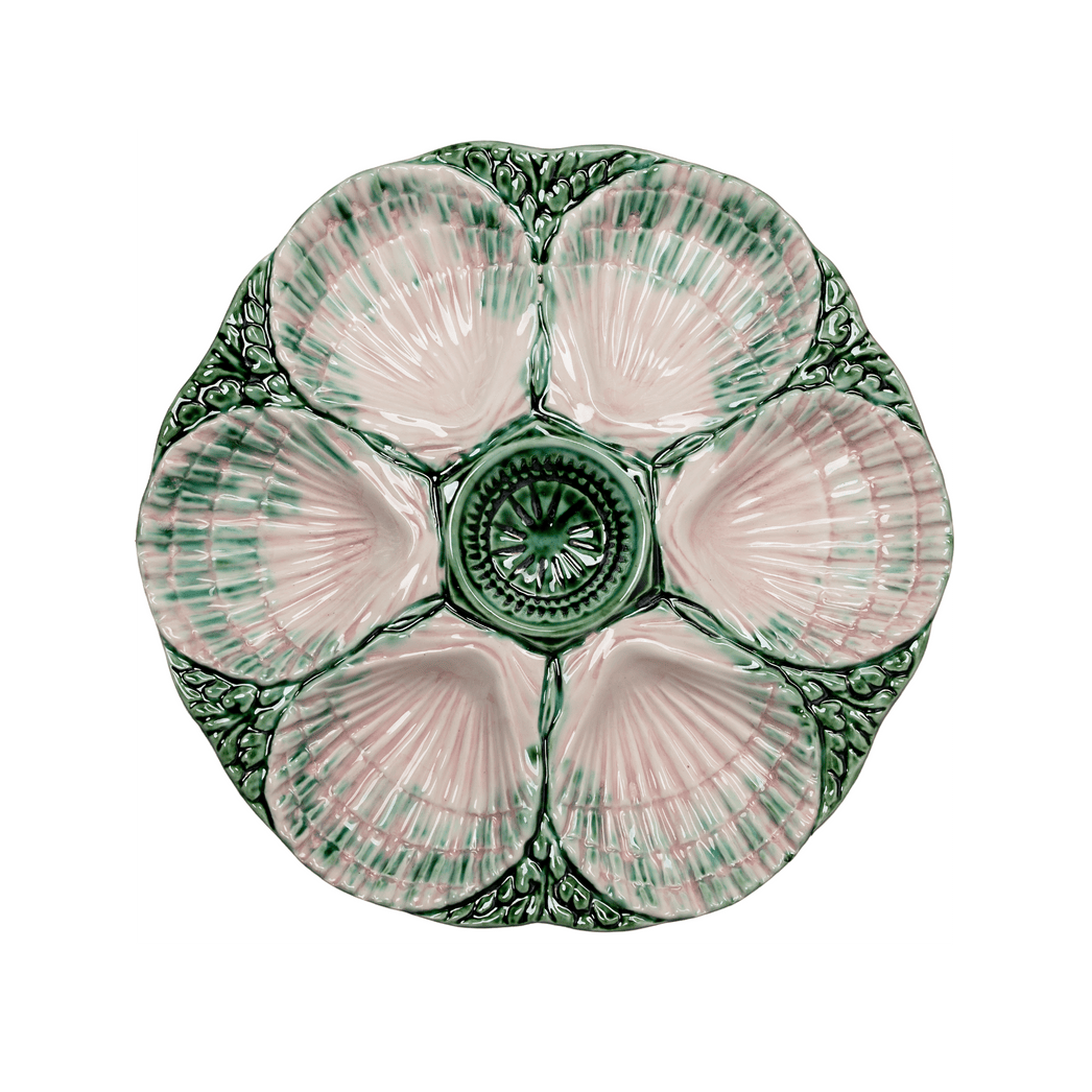 Abigail's Home Decor Green & Pink NOLA Oyster Plate - Little Miss Muffin Children & Home