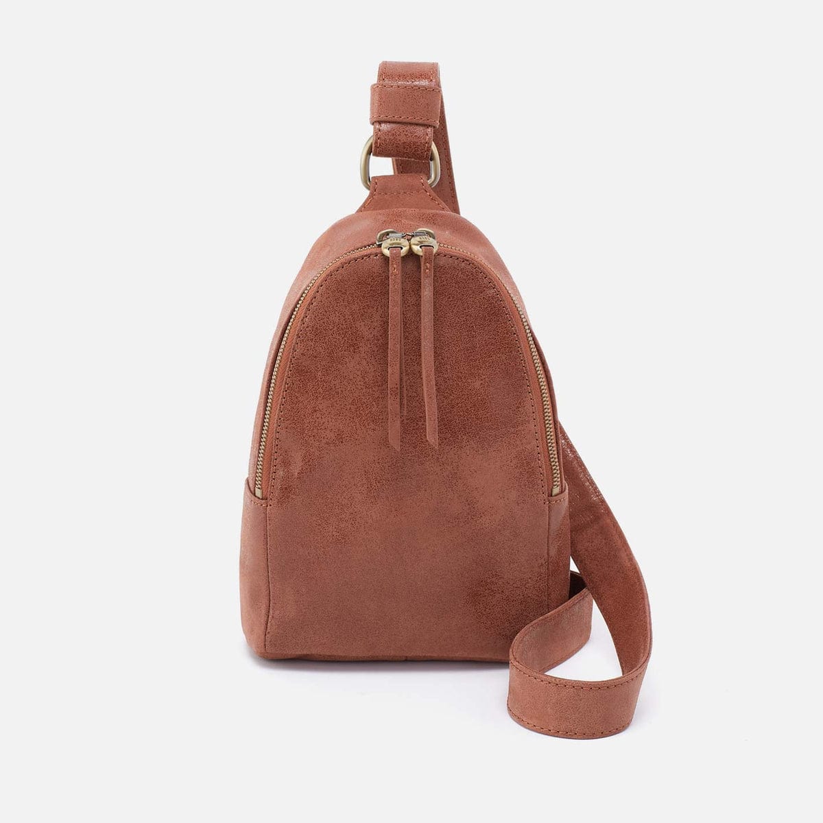 Hobo Fern Sling in Smooth Leather with Multi Stitch - Burnished Saddle - Little Miss Muffin Children & Home