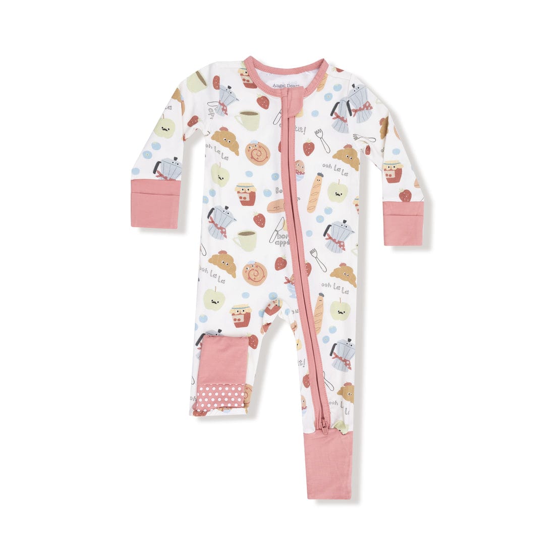 Bonjour Breakfast 2 Way Zipper Romper