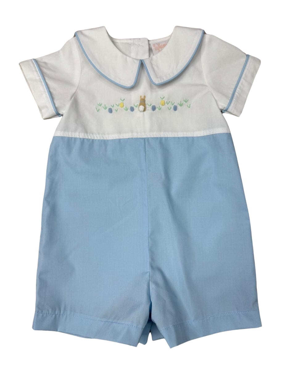 Whimsy Bay Kids Bunny Cottontail Shortall - Little Miss Muffin Children & Home