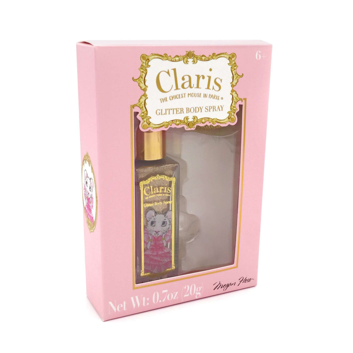 Pink Poppy Pink Poppy Claris the Chicest Mouse in Paris Glitter Body Spray - Little Miss Muffin Children & Home