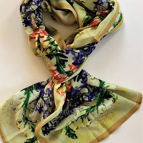 Nina J Formal Gardens Cotton Scarf - Little Miss Muffin Children & Home