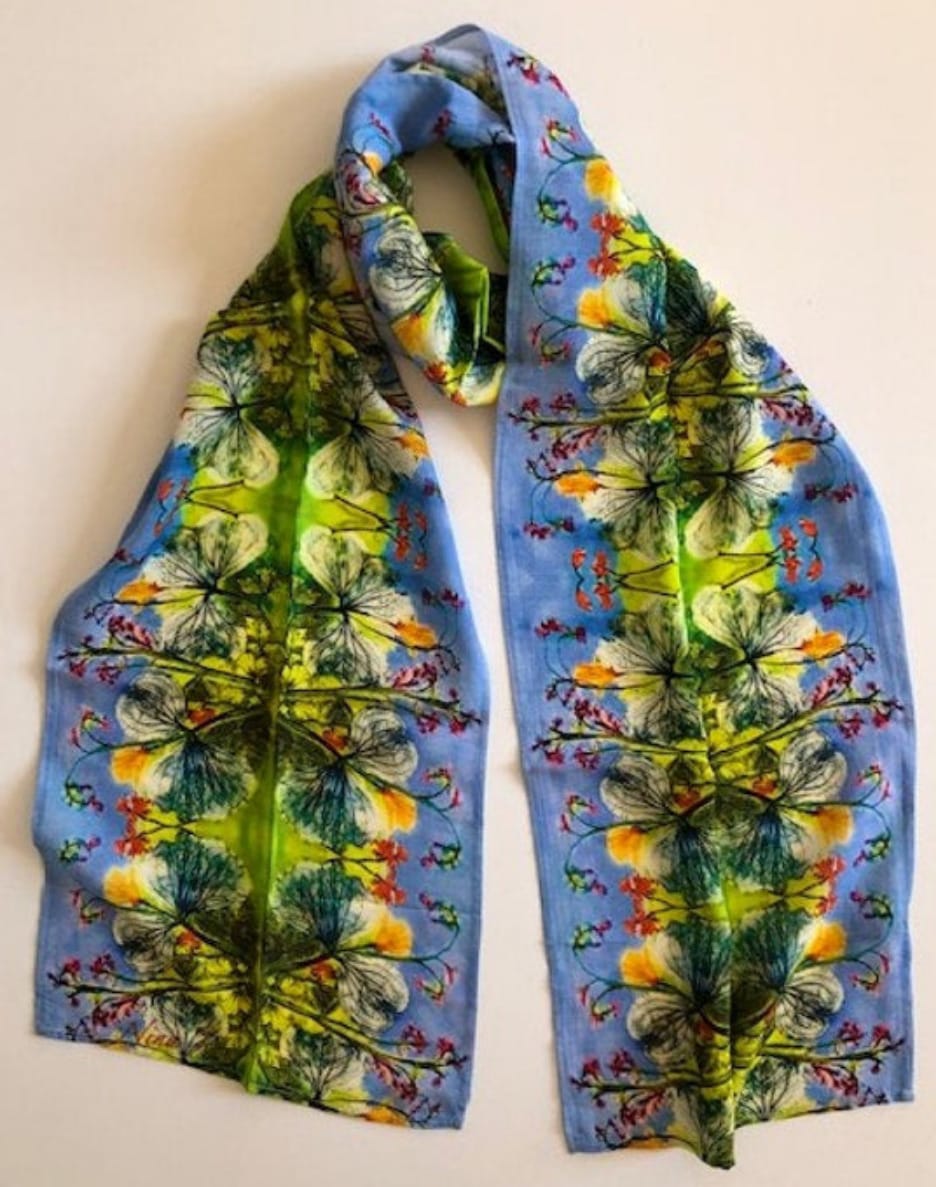 Nina J Trillium Cotton Scarf - Little Miss Muffin Children & Home