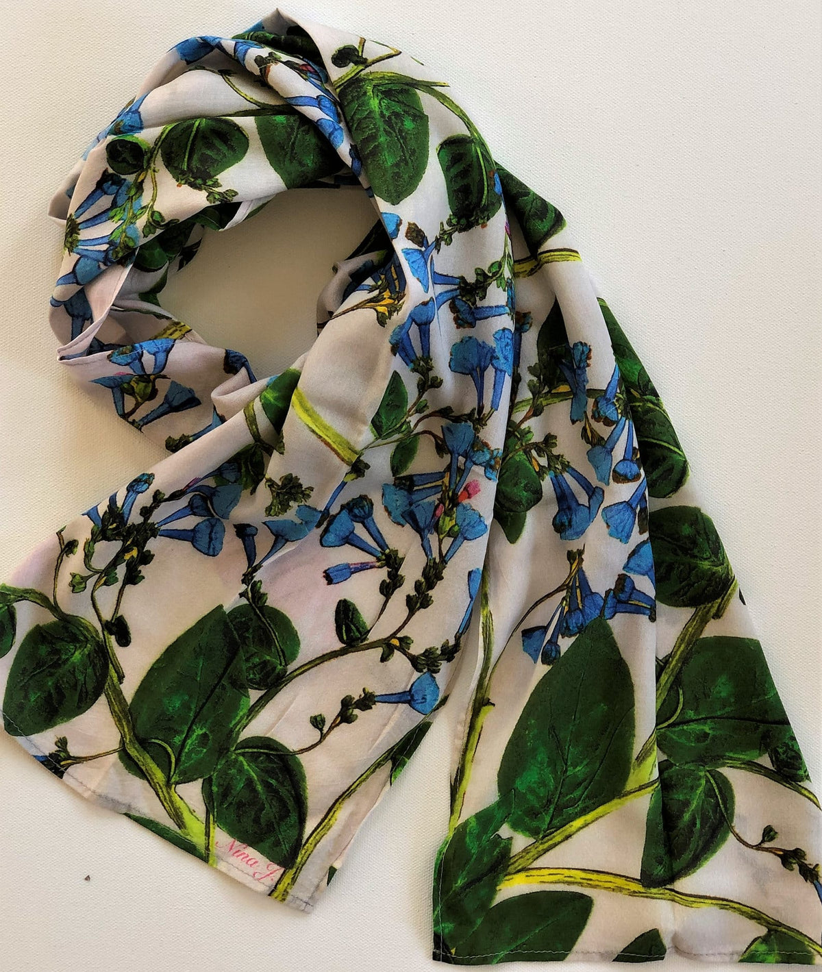 Nina J Bluebells Cotton Scarf - Little Miss Muffin Children & Home