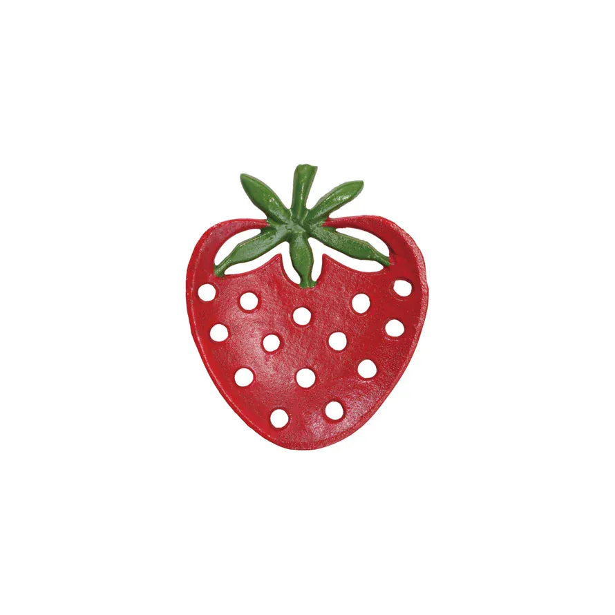 Cast Iron Strawberry Shaped Soap Dish