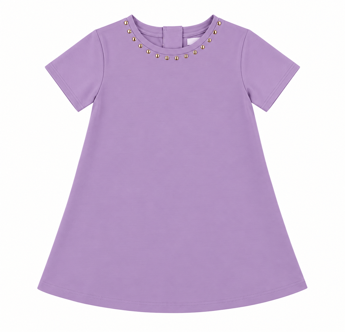 Lulu Bebe Melody LSU Gold Studded Aline Dress with Pockets - Little Miss Muffin Children & Home