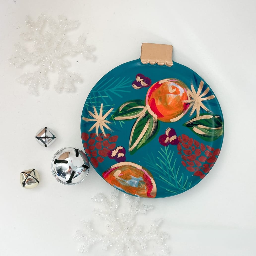 Jessica Reynolds Art Citrus Ornament Platter - Little Miss Muffin Children & Home