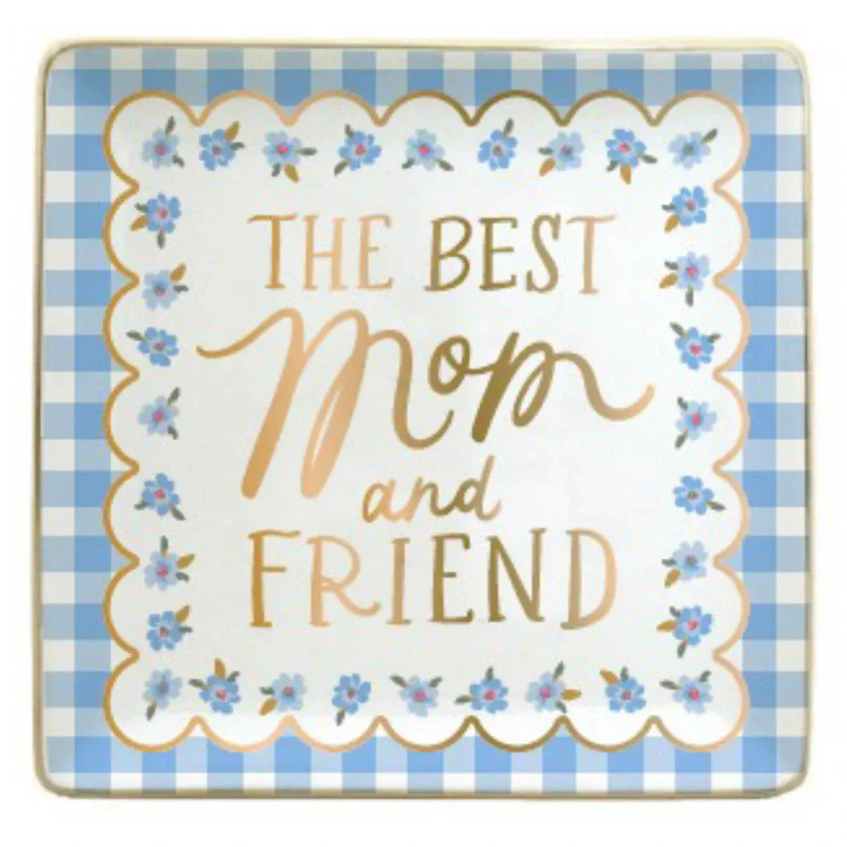 Soiree-Sisters Best Mom and Friend Mother's Day Ceramic Trinket Tray - Little Miss Muffin Children & Home
