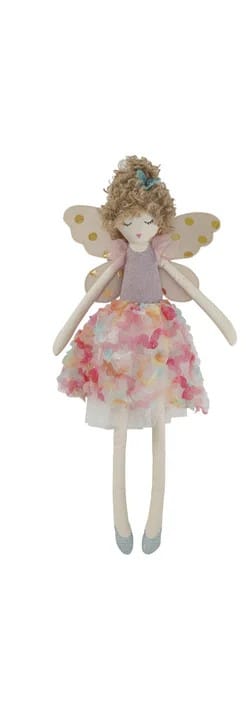 Creative Co-op Soft Fabric Fairy Doll, 3 Styles Available - Little Miss Muffin Children & Home