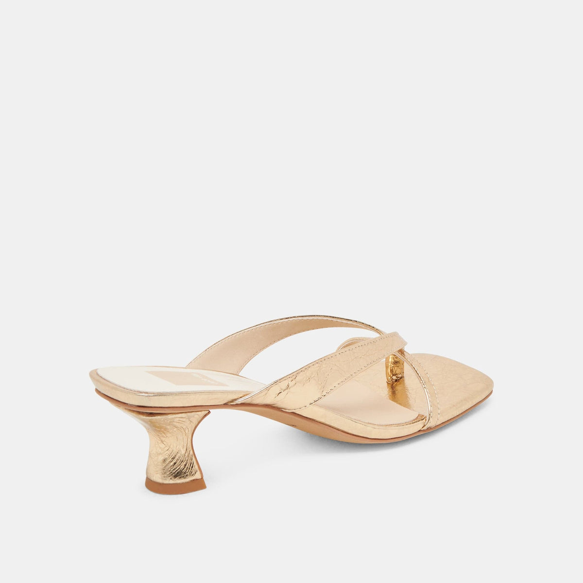 Dolce Vita Brevel Heels Gold Distressed Leather - Little Miss Muffin Children & Home