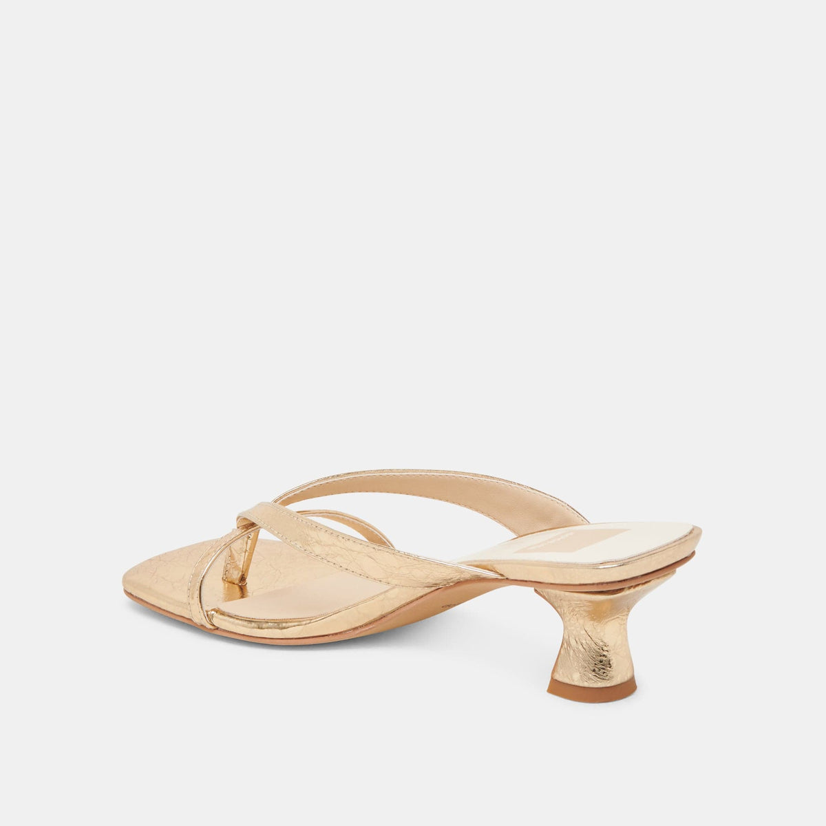 Dolce Vita Brevel Heels Gold Distressed Leather - Little Miss Muffin Children & Home