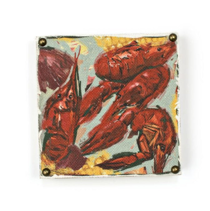 Second Line Ventures The  Parish Line Crawfish Art Block - Little Miss Muffin Children & Home