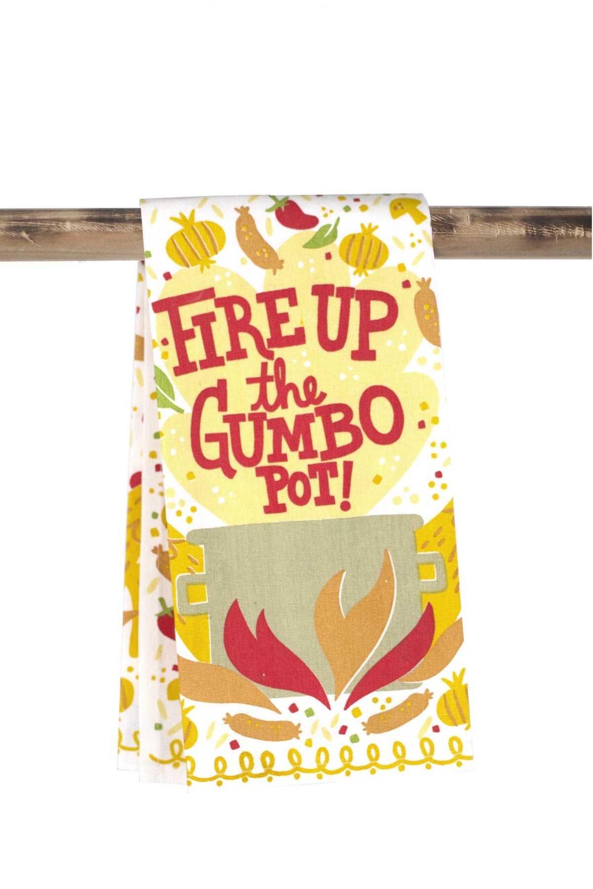 The Parish Line The Parish Line Fire up the Gumbo Pot Kitchen Towel - Little Miss Muffin Children & Home