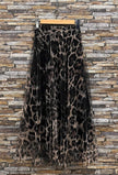 Loowie Ariana Black Leopard Print Tulle Skirt - Little Miss Muffin Children & Home