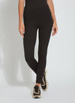 Signature Center Seam Leggings in Black by Lysse