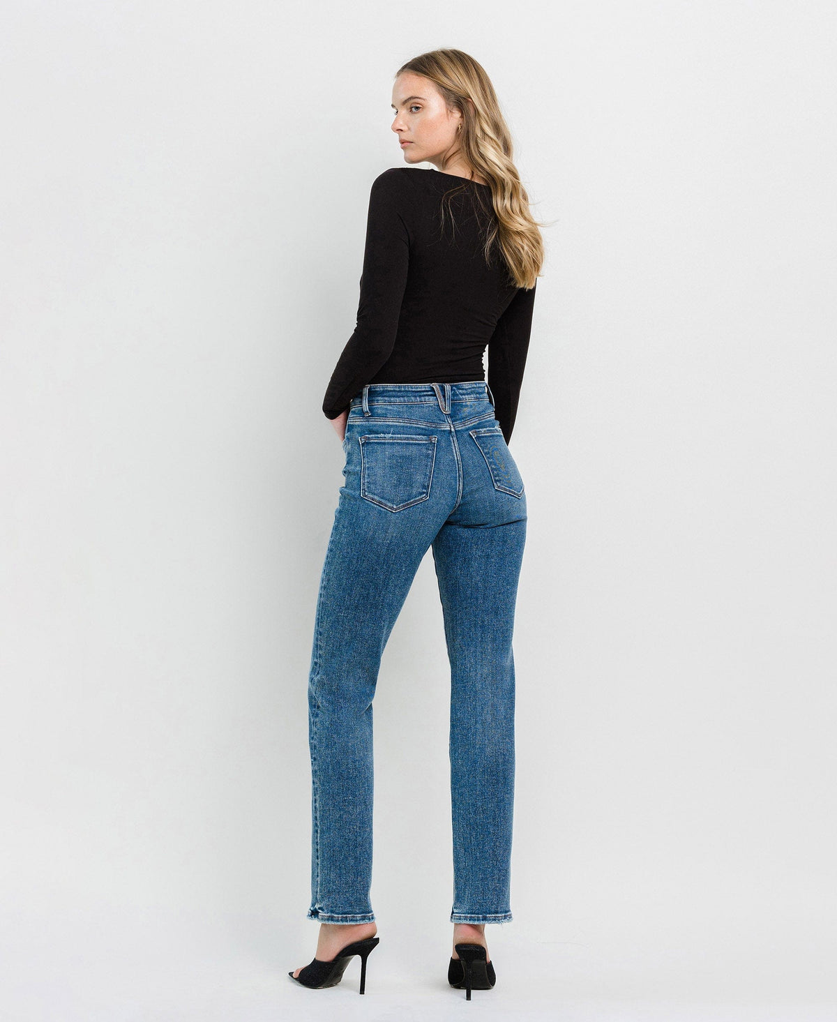Flying Monkey Flying Monkey High Rise Straight Jeans - Little Miss Muffin Children & Home