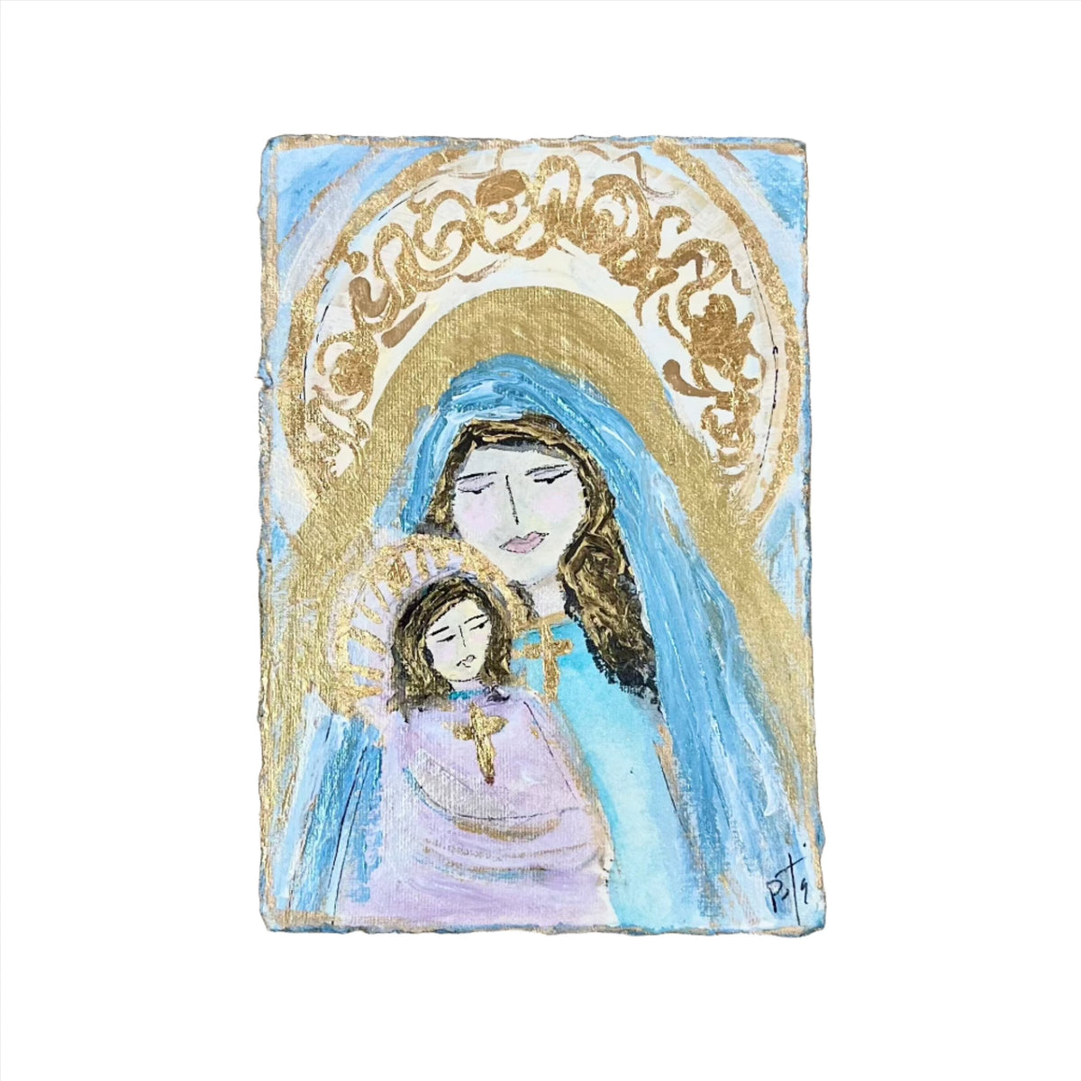 Prayers On the Side Prayers on the Side Original Canvas Art - Little Miss Muffin Children & Home