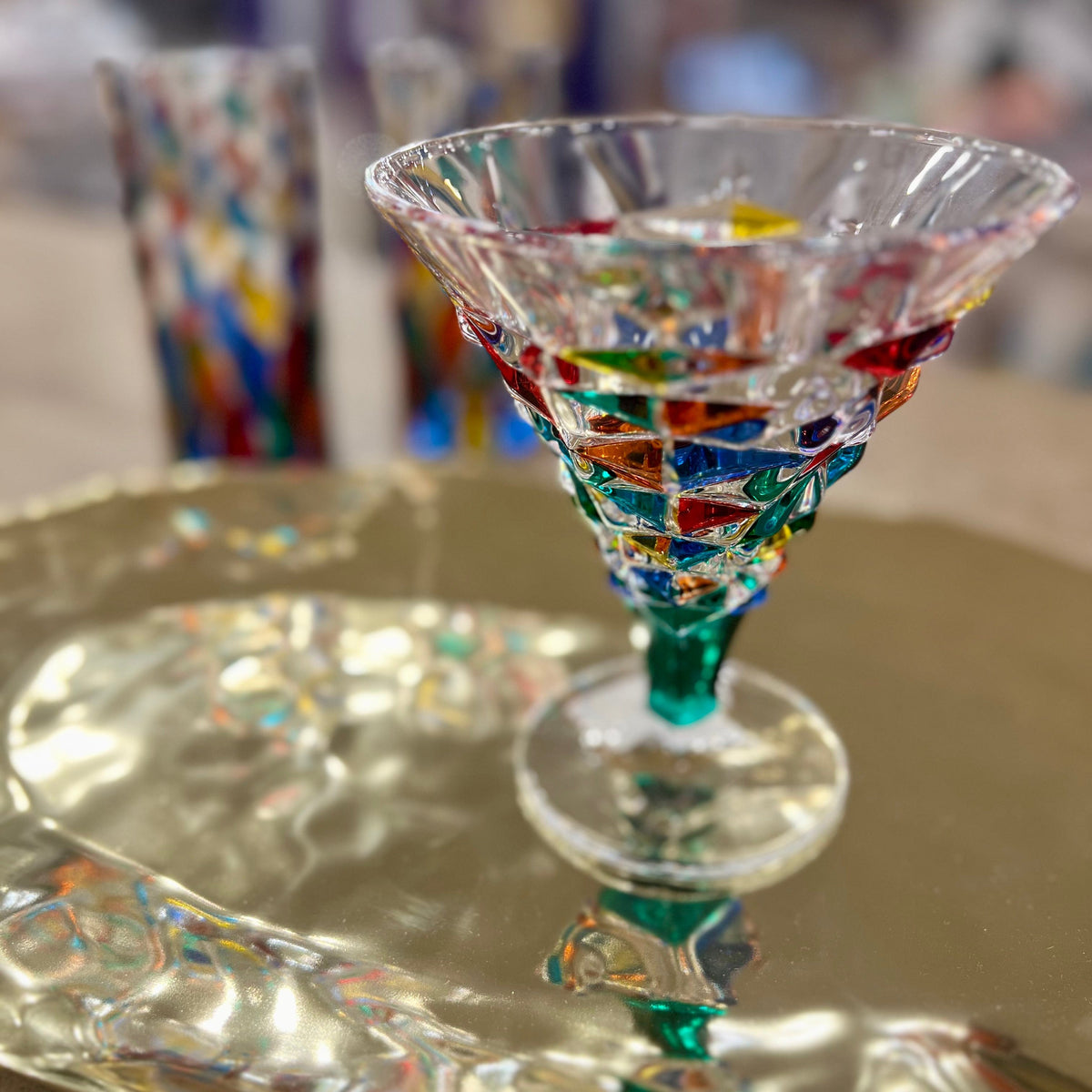 Gage Gage Glacier Compote Martini Glass - Little Miss Muffin Children & Home