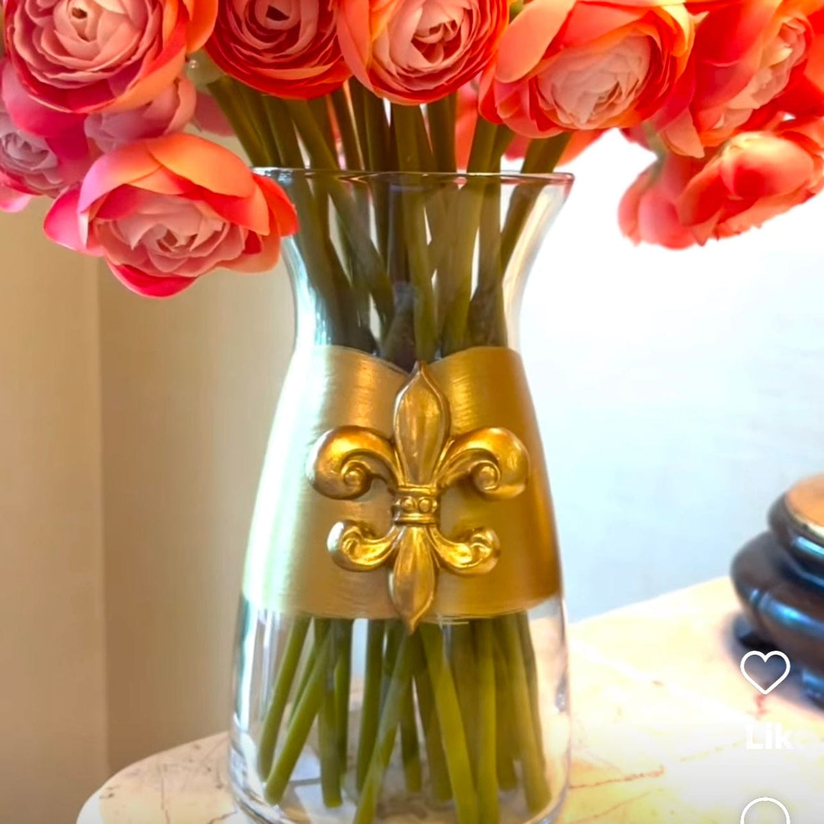Carol Cassisa Carol Cassisa Fleur de Lis Vase Carafe - Little Miss Muffin Children & Home