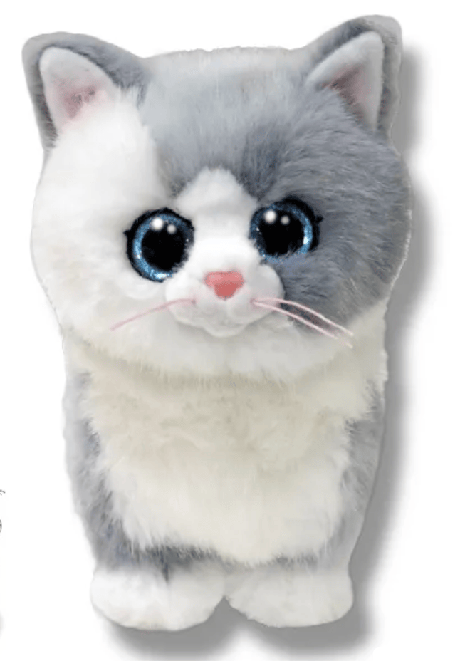 Furley Gray Cat Beanie Baby