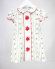 Charming Little One Christmas Flowers Ivy Dress - Little Miss Muffin Children & Home