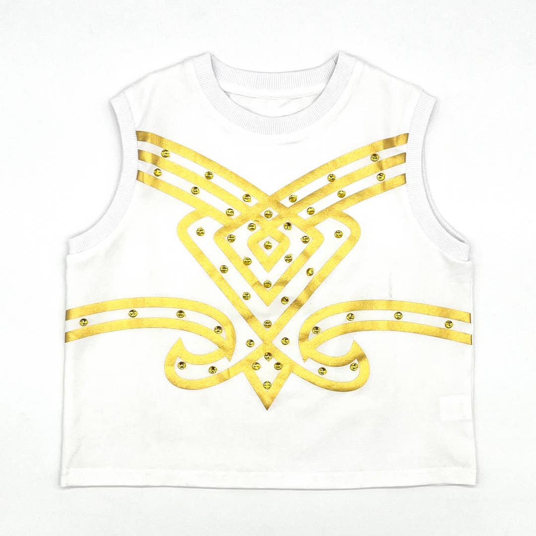 Blended Spirit Golden Girl Tank - Little Miss Muffin Children & Home