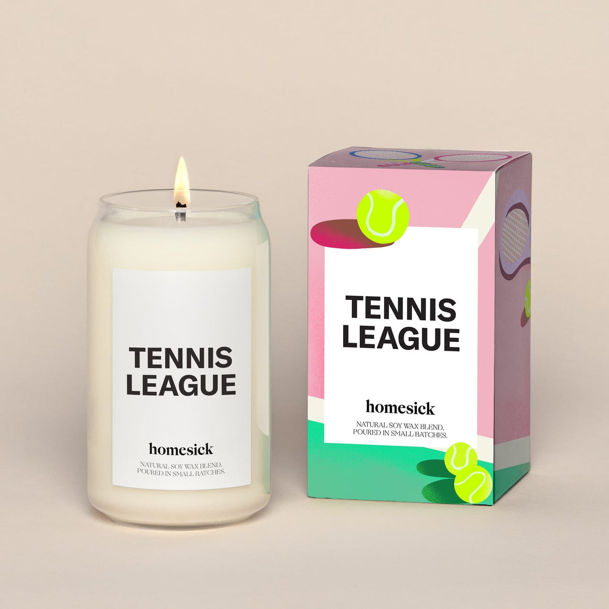 Homesick Candles Tennis League Candle - Little Miss Muffin Children & Home