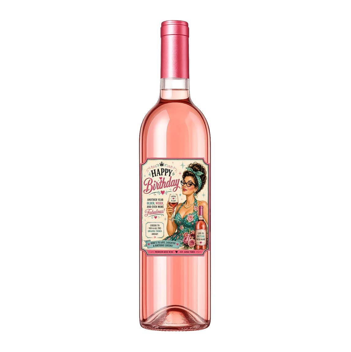 Sassy Talkin Sassy Vine Happy Birthday Wine Label - Little Miss Muffin Children & Home