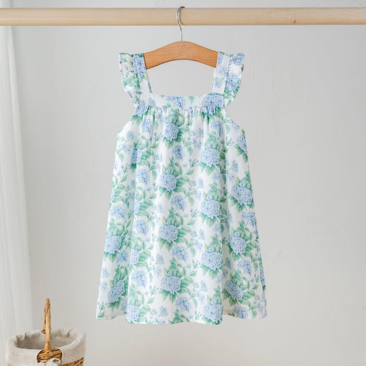 Hydrangea Heaven Organic Muslin Dress