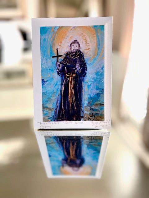 Prayers On the Side Prayers On the Side P27 St Frances Print/Notecard - Little Miss Muffin Children & Home