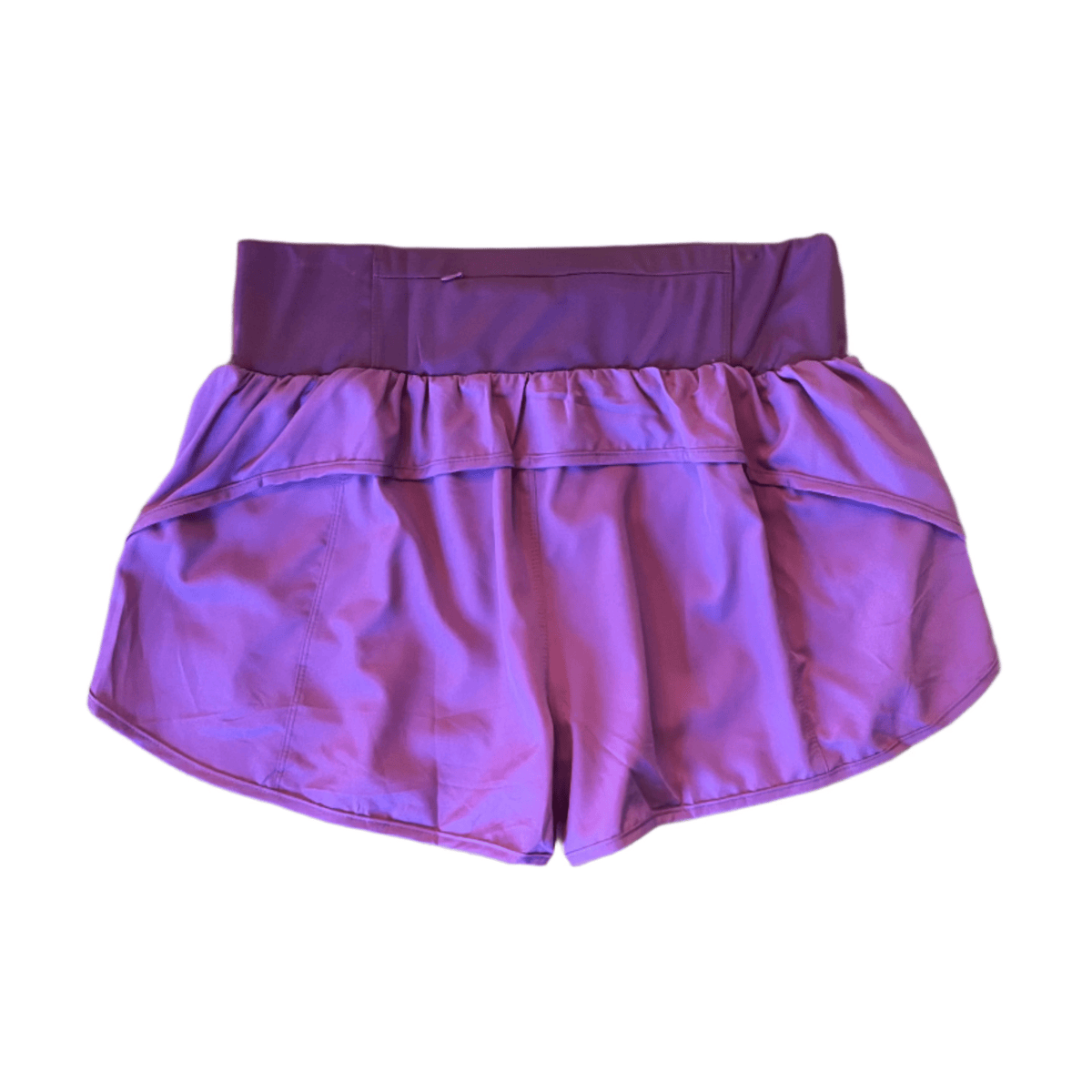 Sunshine Women's Athletic Shorts with Zip Pocket in Purple - Little Miss Muffin Children & Home