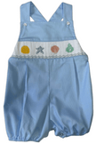 Lulu Bebe Seashell Smocked Tim Bubble - Little Miss Muffin Children & Home