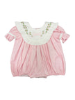 Lulu Bebe Bea Bib Collar Embroidered Bubble - Little Miss Muffin Children & Home
