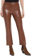 Ankle Elysse Vegan Leather Pants in Whiskey by Lysse