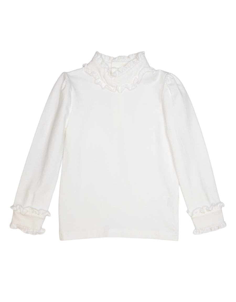 Lulu Bebe Mary Long Sleeve Ruffle Collar Top - Little Miss Muffin Children & Home