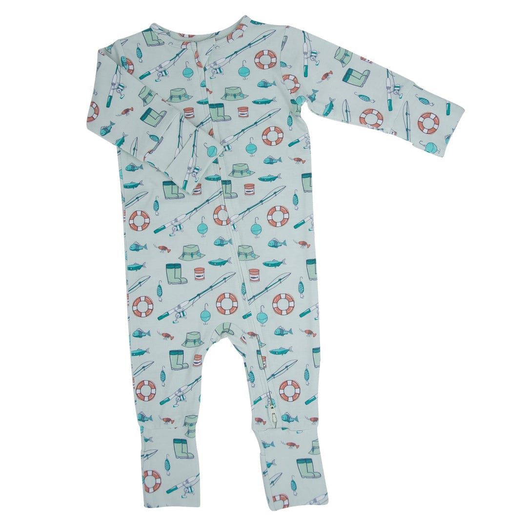 Sweet Bamboo Sweet Bamboo Convertible Romper Cast A Line - Little Miss Muffin Children & Home