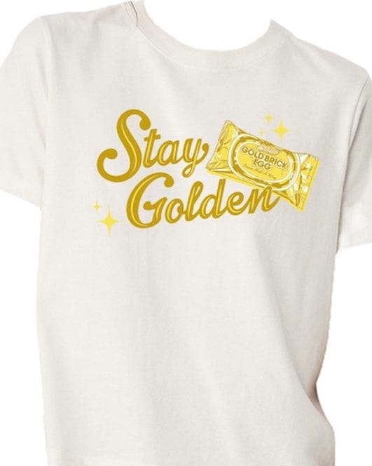 Whereable Art Whereable Art Elmer's "Stay Golden" Tee - Little Miss Muffin Children & Home