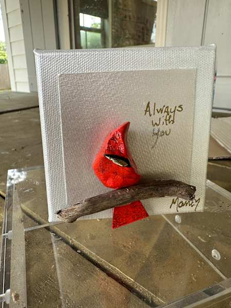 Dana Manly Art Red Bird Assorted Paintings - Little Miss Muffin Children & Home