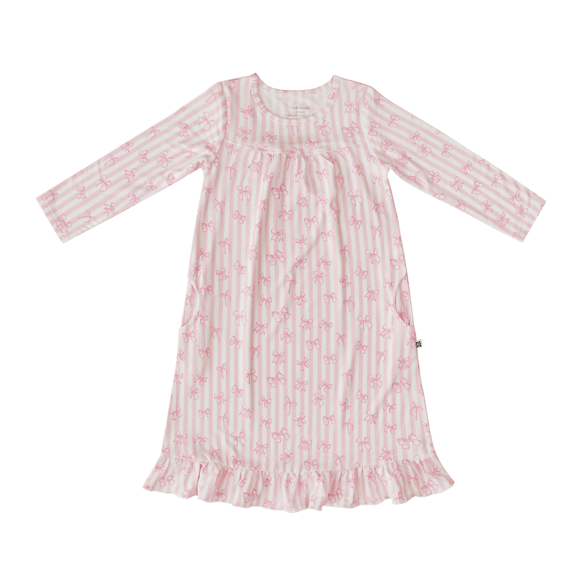 Sweet Bamboo Tie The Knot Long Sleeve Boho Dress - Little Miss Muffin Children & Home