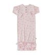 Sweet Bamboo Tie The Knot Ruffle Receiving Gown - Little Miss Muffin Children & Home