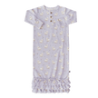 Sweet Bamboo Precious Little Lamb Ruffle Receiving Gown - Little Miss Muffin Children & Home