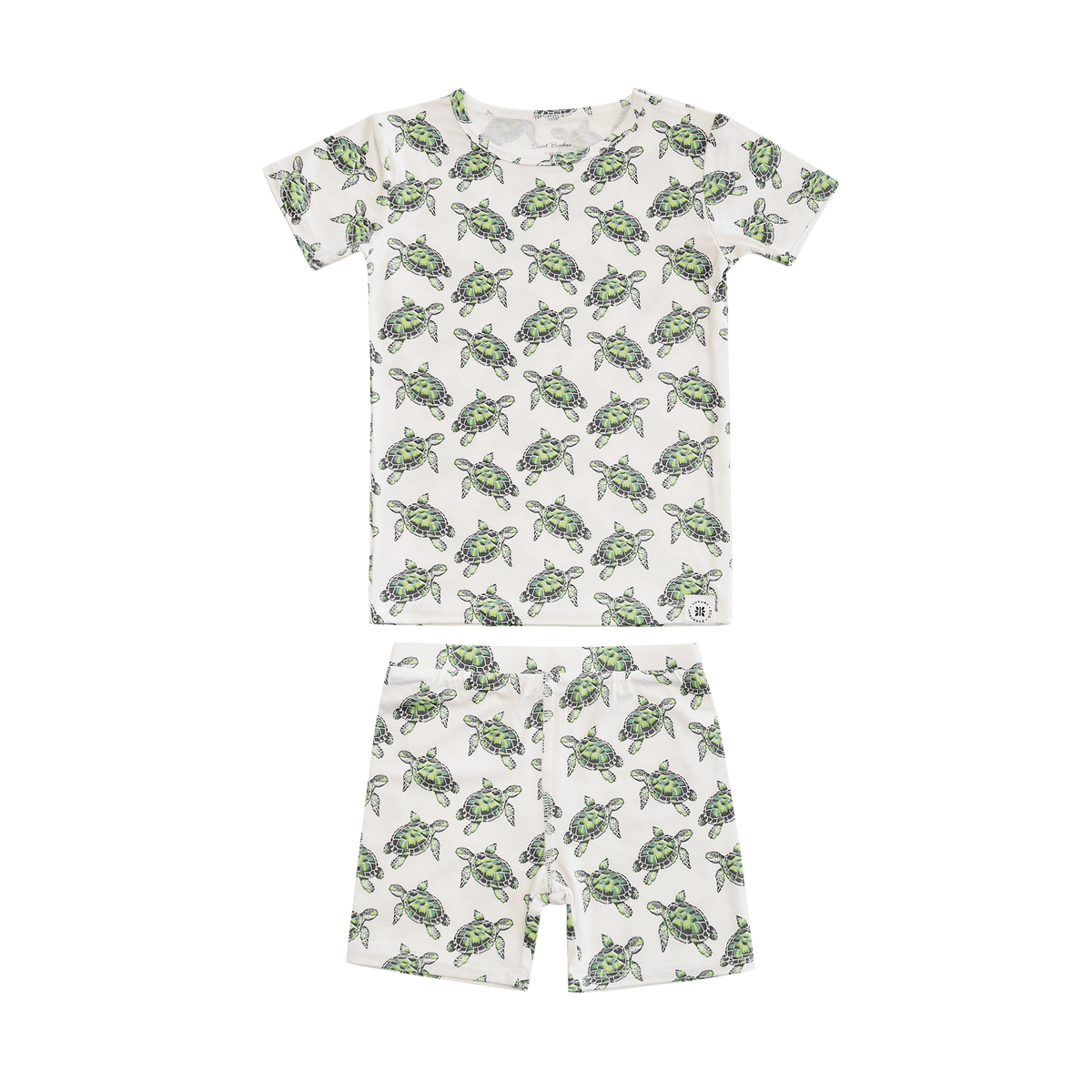 Sweet Bamboo Sweet Sea Turtle Summer Pajamas - Little Miss Muffin Children & Home