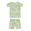 Sweet Bamboo Neon Dino Summer Pajamas - Little Miss Muffin Children & Home