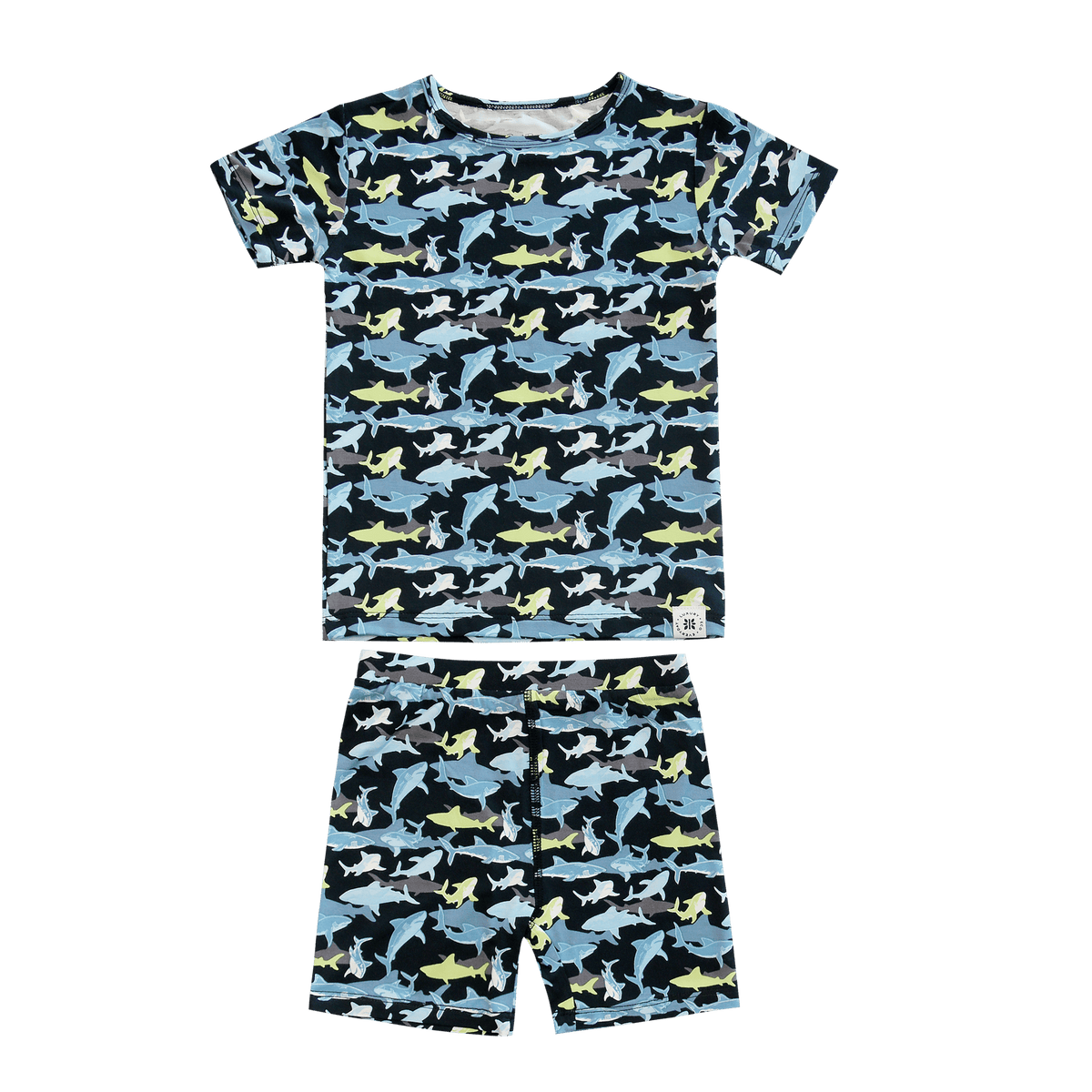 Sweet Bamboo Sharky Summer Pajamas - Little Miss Muffin Children & Home