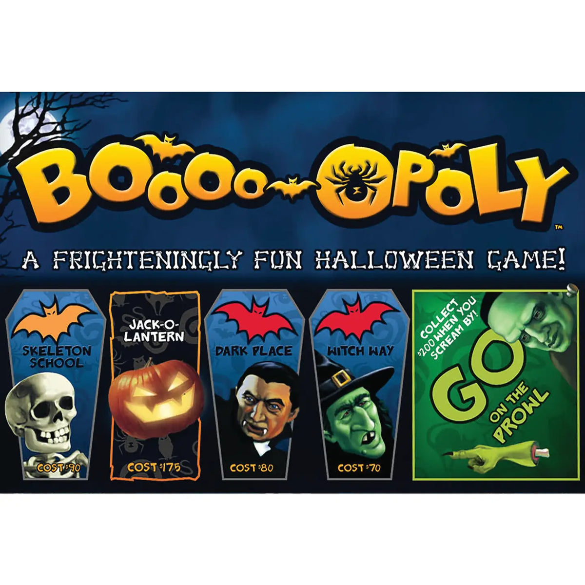 Boooo-Opoly Halloween board game box