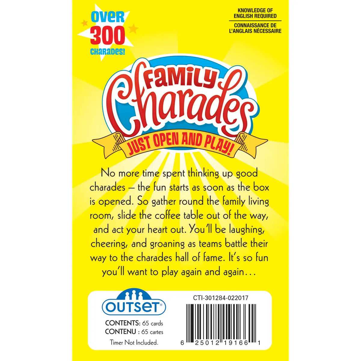 Outset Games and Cobble Hill Puzzles Family Charades Card Game - Little Miss Muffin Children & Home