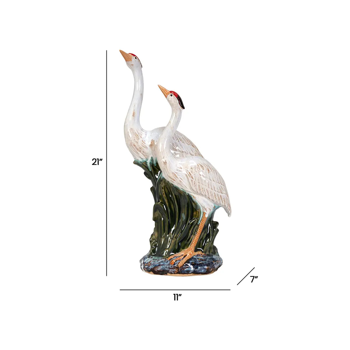 Kavana Decor by The Import Collection Gazing Herons Figurine - Little Miss Muffin Children & Home