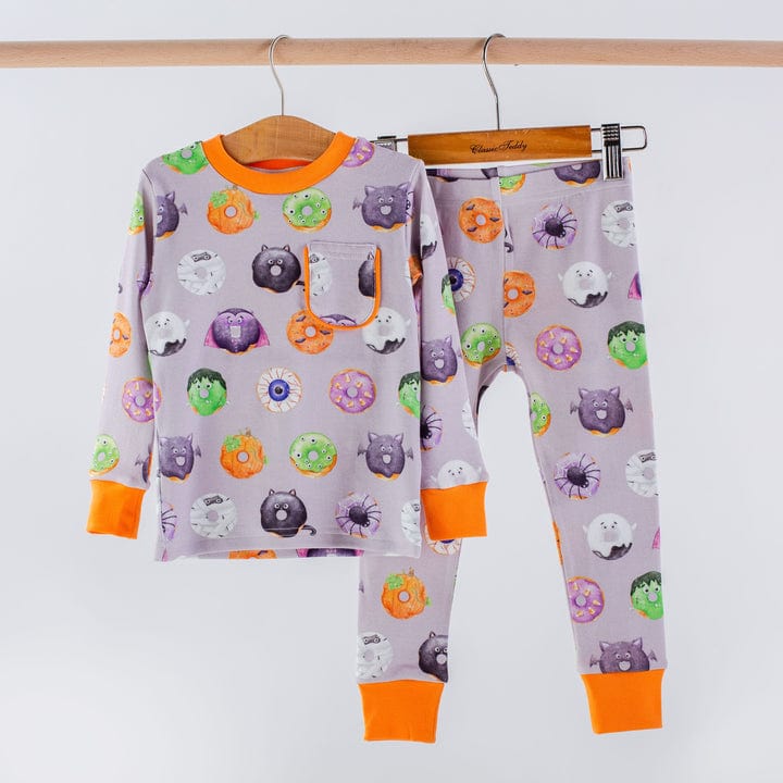 Spooky Sprinkles organic cotton pajama set for kids